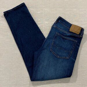 American Eagle Jeans Mens 34 x 34 Original Straight Medium Wash Denim Pants